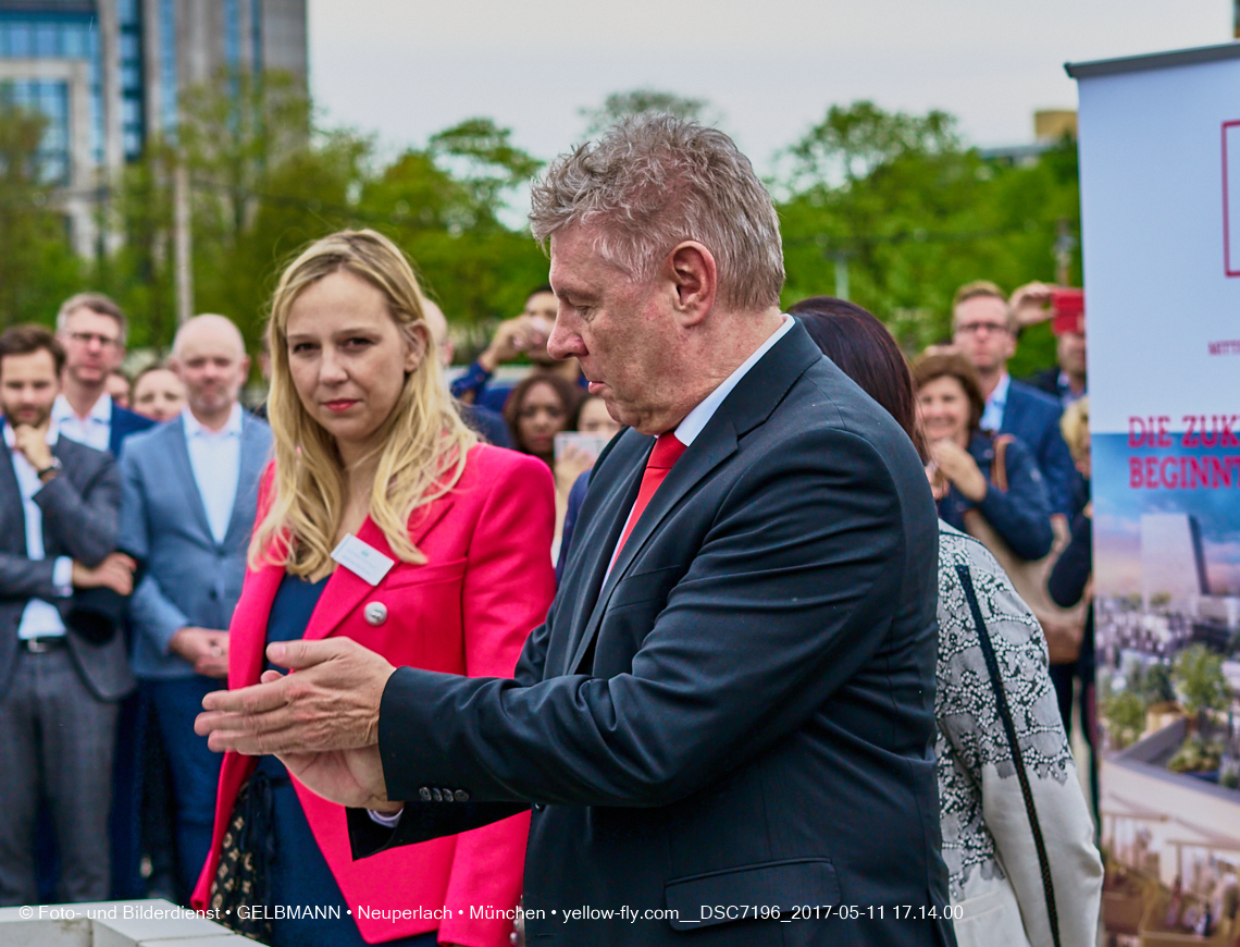 11. Mai 2017 - Grundsteinlegung für die LOGE und dem Kulturquadrat in Neuperlach